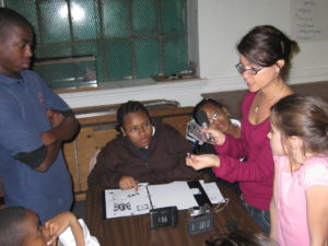Remington Youth Community Radio Class 2009 Beth Barbush works with Remington Youth aged 9 -17 on how to use recording equipment to interview their neighbors.